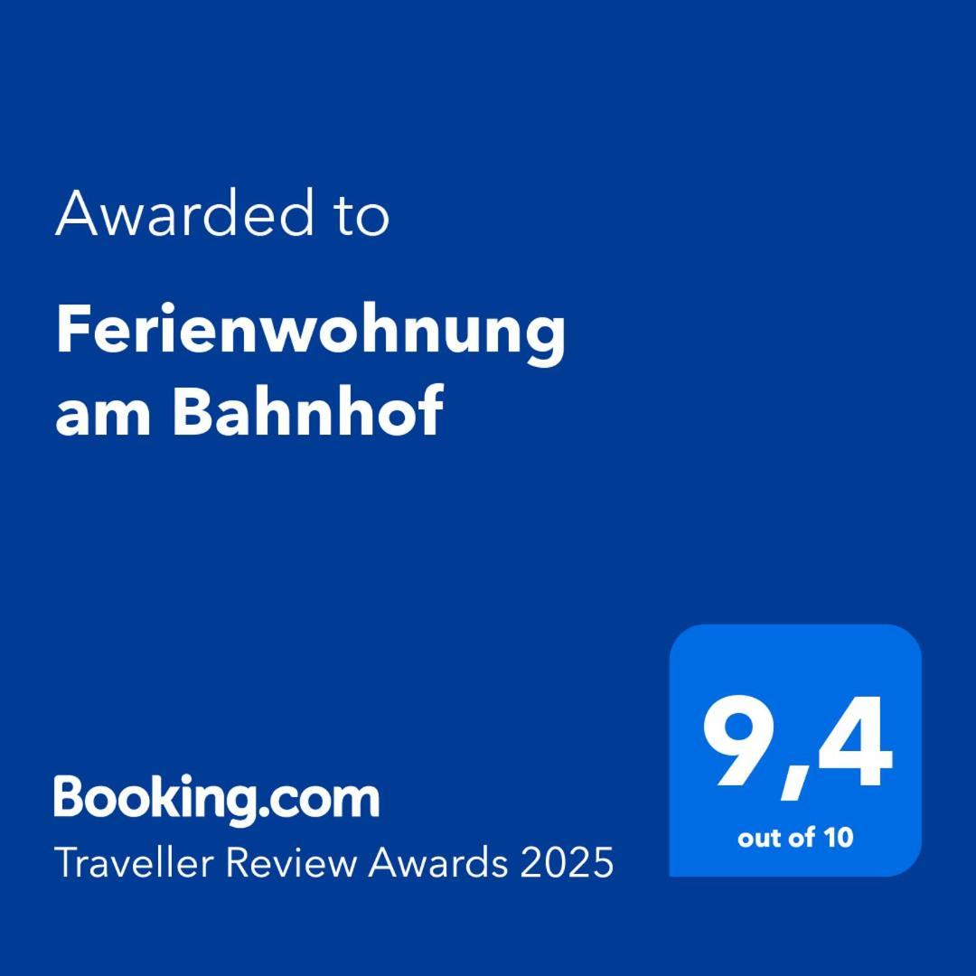 Ferienwohnung Am Bahnhof Bernburg Buitenkant foto